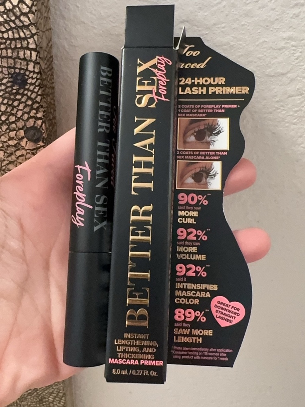 Too Faced Better Than Sex Foreplay Lash Primer - Full Size